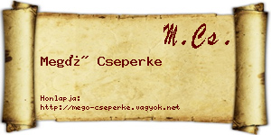Megó Cseperke névjegykártya